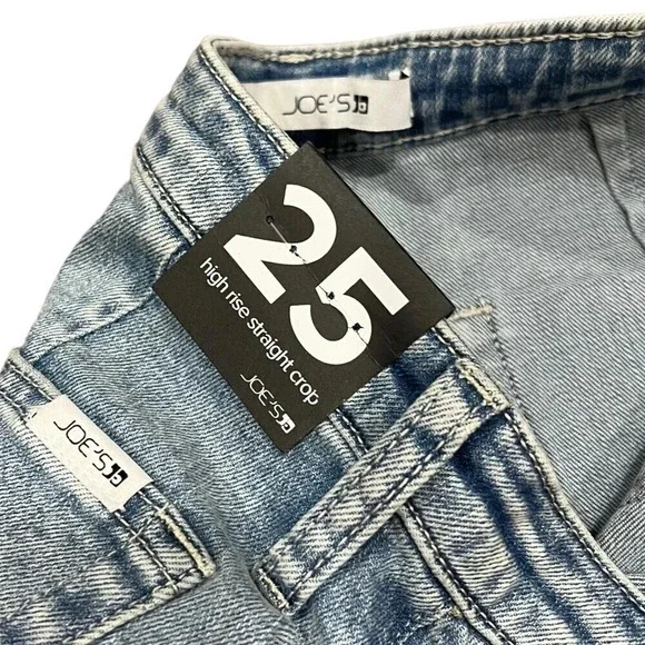 Joes Jeans High Rise Straight Crop Jeans 25